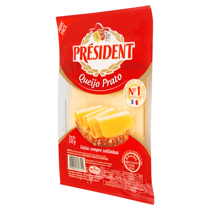 Queijo-Prato-Fatiado-President-150g