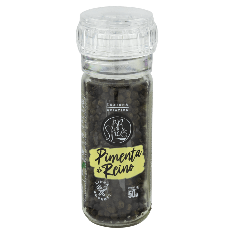 Pimenta-do-Reino-com-Moedor-BR-Spices-Gourmet-Vidro-50g