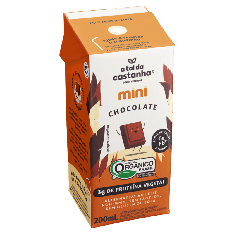 Bebida-a-Base-de-Castanha-de-Caju-3g-de-Proteina-Vegetal-Organica-Chocolate-A-Tal-da-Castanha-Mini-Caixa-200ml