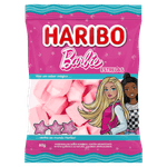 Marshmallow-Morango-Barbie-Estrelas-Haribo-Pacote-60g