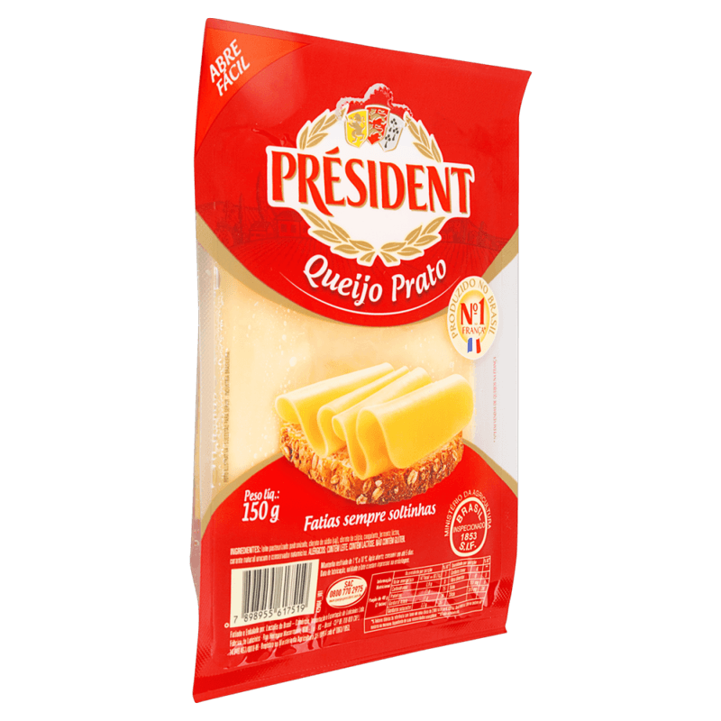 Queijo-Prato-Fatiado-President-150g