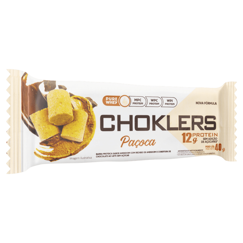 Barra-de-Proteina-Pacoca-com-Recheio-de-Amendoim-e-Cobertura-de-Chocolate-ao-Leite-sem-Adicao-de-Acucar-12g-de-Proteina-Mix-Nutri-Choklers-Pacote-40g