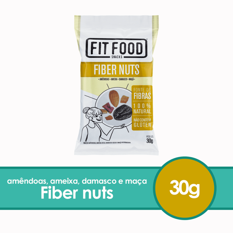 Mix-de-Frutas-e-Sementes-Amendoas-Ameixa-Seca-Damasco-Seco-e-Maca-Desidratada-Fiber-Nuts-Fit-Food-Pacote-30g