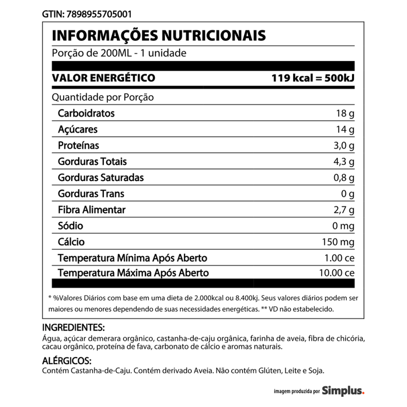 Bebida-a-Base-de-Castanha-de-Caju-3g-de-Proteina-Vegetal-Organica-Chocolate-A-Tal-da-Castanha-Mini-Caixa-200ml