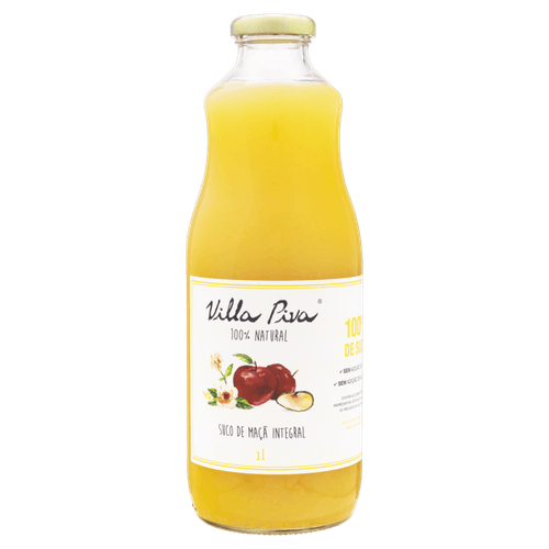 Suco Integral Maçã Villa Piva Garrafa 1l