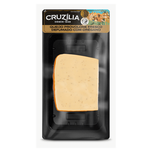 Queijo Provolone Fresco Defumado com Orégano Cruzília 140g