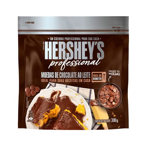 Chocolate Moeda ao Leite Hershey's Professional Pouch 300g