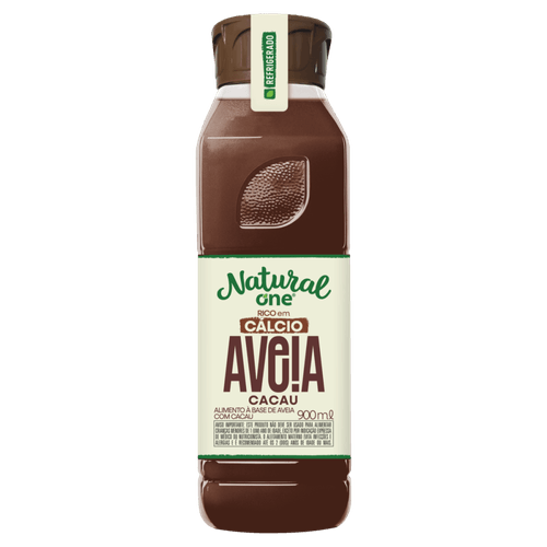 Bebida à Base de Aveia com Cacau Natural One Refrigerado Garrafa 900ml