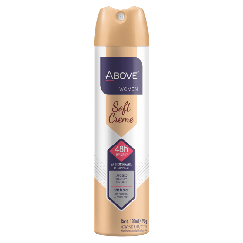 Antitranspirante-Jato-Seco-Soft-Creme-48h-Above-Women-150ml-Spray