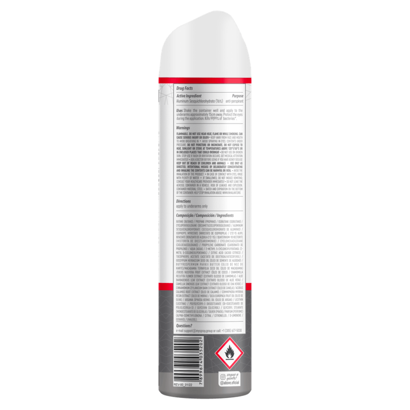 Antitranspirante-Aerossol-Antibacteriano-Shiny-Silver-com-Ions-de-Prata-48h-Above-Men-Elements-150ml-Spray