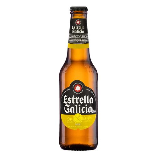 Cerveja sem Glúten Estrella Galicia Garrafa 330ml