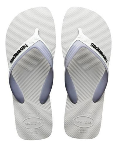 Chinelo Branco/Cinza Gelo Dual Havaianas n° 35/36 Men