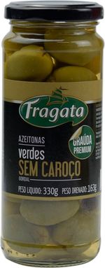 Azeitona-Verde-em-Conserva-Gordal-com-Caroco-Fragata-Grauda-Premium-Vidro-Peso-Liquido-340g-Peso-Drenado-198g