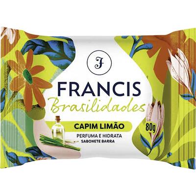 Sabonete em Barra Capim-Limão Francis Brasilidades Flow 80g