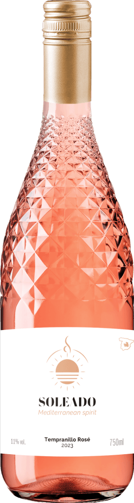 Vinho Espanhol  Soleado Sprit Mediterranean Tempranillo Rosé 750ml