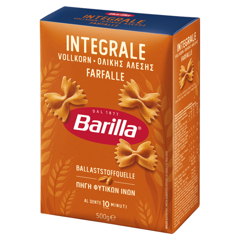 Massa-Alimenticia-Macarrao-de-Semola-de-Trigo-Duro-Integral-Farfalle-Barilla-Caixa-500g