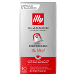 Cafe-em-Capsula-Torrado-e-Moido-Classico-Espresso-100--Arabica-Illy-Caixa-57g-10-Unidades