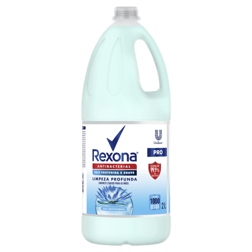 Sabonete Líquido Antibacterial para as Mãos Rexona Frasco 2l