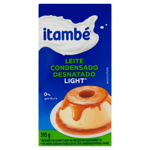 Leite Condensado Desnatado Light Itambé Caixa 395g