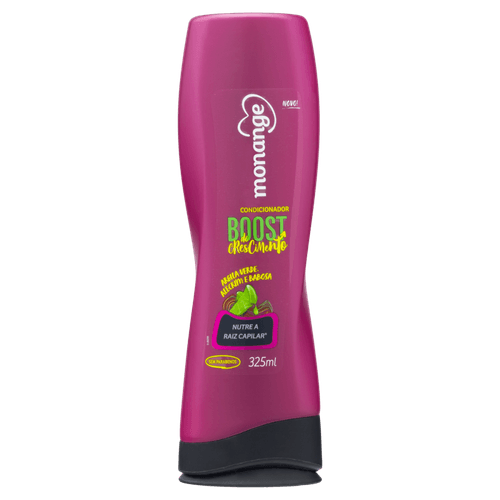 Condicionador Argila Verde, Alecrim e Babosa Monange Boost de Crescimento Frasco 325ml