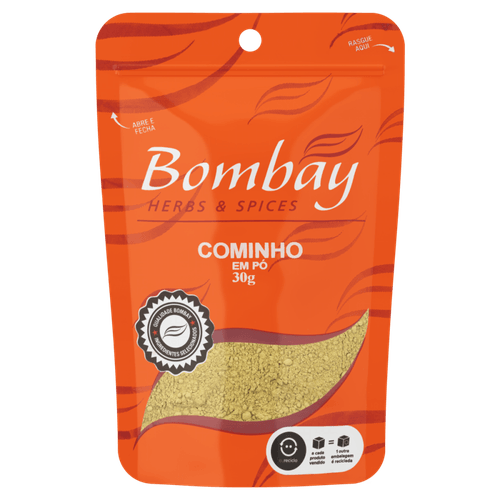 Cominho Pó Bombay Herbs & Spices Pouch 30g