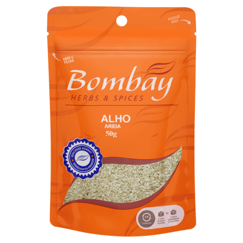 Alho Areia Desidratado Bombay Herbs & Spices Pouch 50g