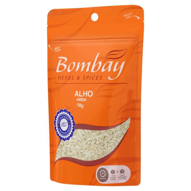 Alho-Areia-Desidratado-Bombay-Herbs---Spices-Pouch-50g