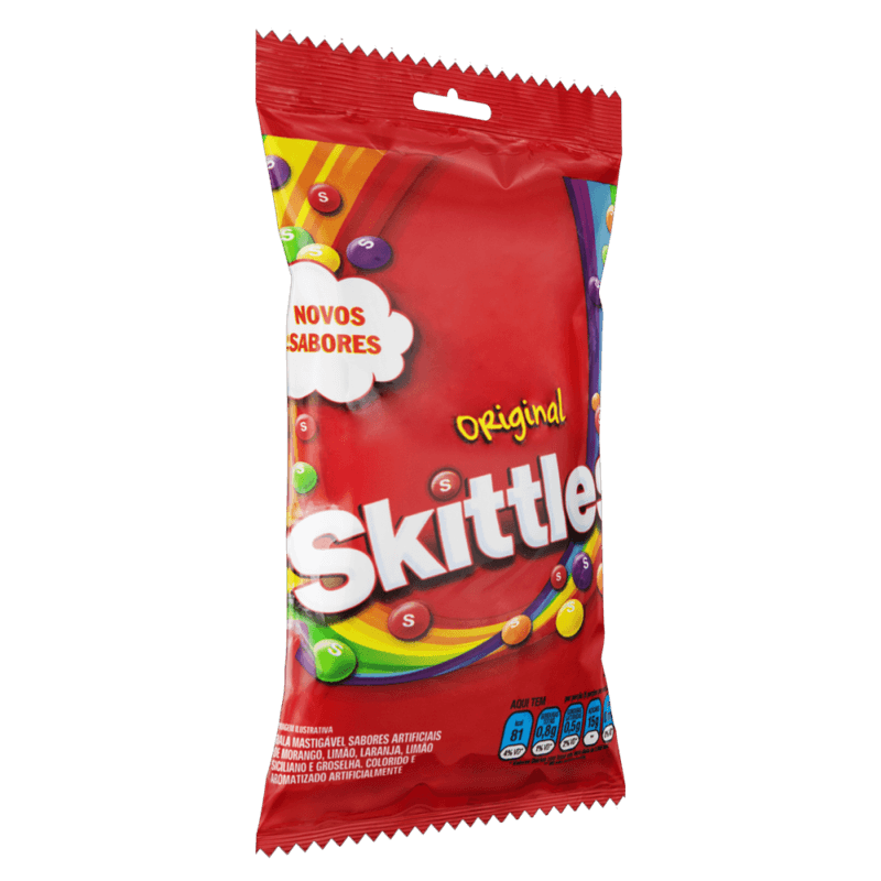 Bala-Mastigavel-Original-de-Morango-Limao-Laranja-Limao-Siciliano-ou-Groselha-Skittles-Pacote-95g