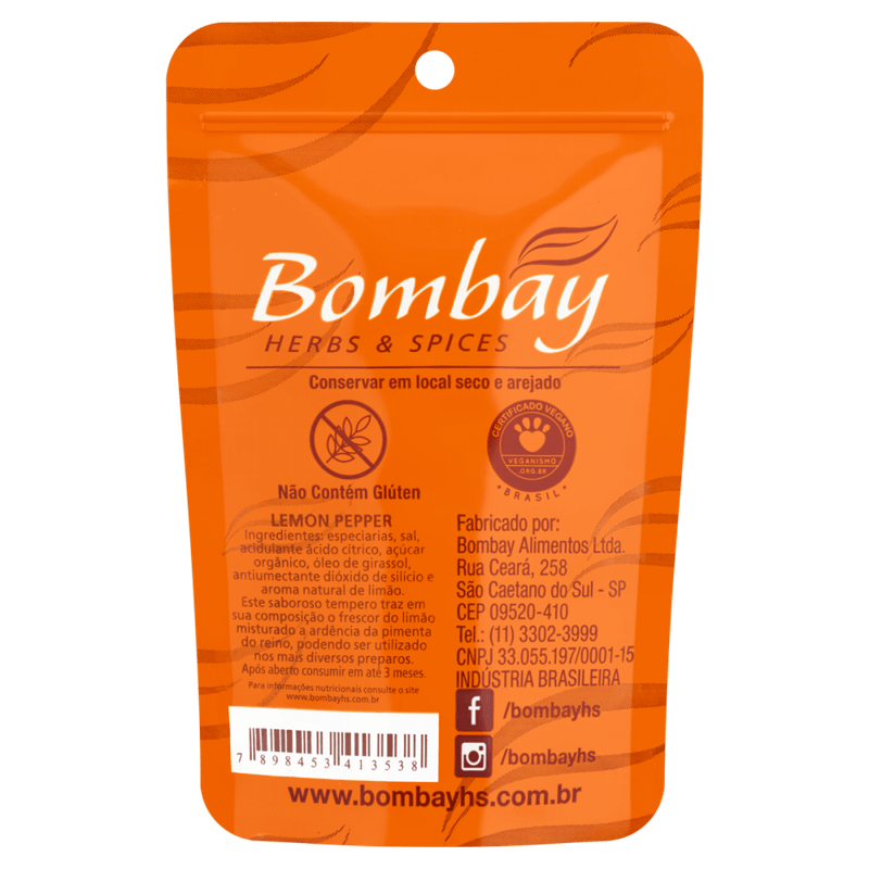 Tempero-Lemon-Pepper-Bombay-Herbs---Spices-Pouch-40g