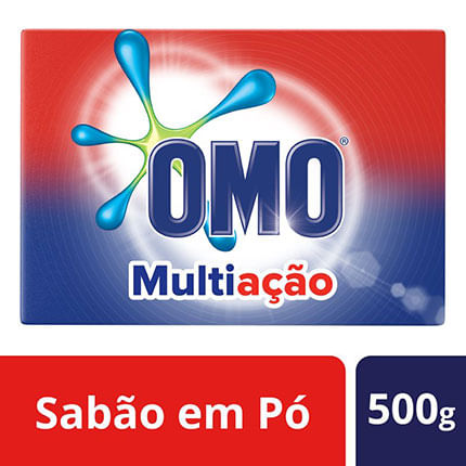 Detergente Em Pó Omo Multiação Poder Acelerador 500g