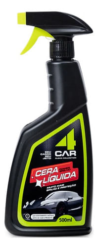 CERA LIQ 4CAR 500ML-GAT POWER BRILHO