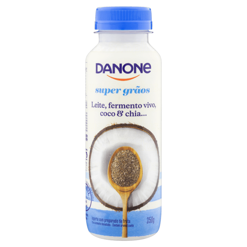 Iogurte-Parcialmente-Desnatado-com-Preparado-de-Fruta-Coco---Chia-Danone-Super-Graos-Frasco-250g