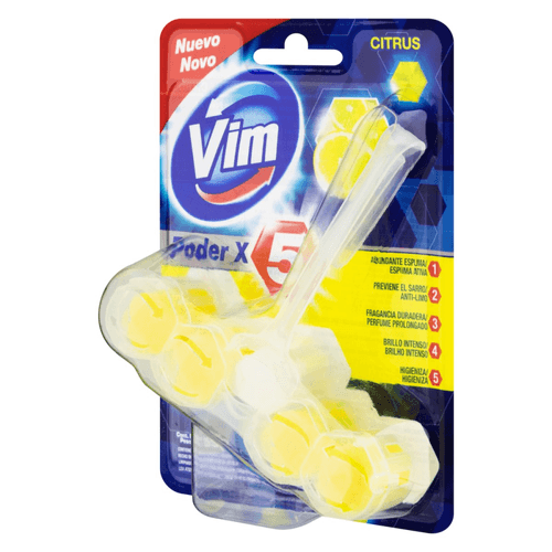 Pedra Sanitária Vim Poder X5 Citrus 55g