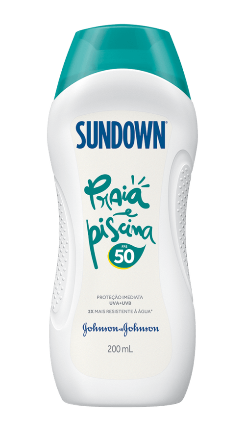 Protetor Solar FPS 50 Sundown Praia e Piscina Frasco 200ml