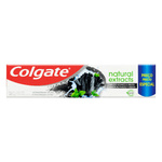 Gel-Dental-Anticarie-com-Fluor-Carvao-Ativado-Menta-Colgate-Natural-Extracts-Caixa-140g-Preco-Especial