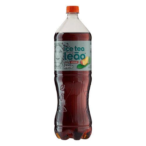 Chá Preto Ice Tea Pêssego Leão Zero Garrafa 1,5l