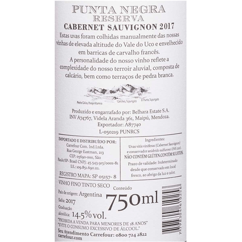 VIN P-NEGRA RSV 750ML