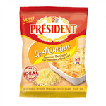 Queijo-Ralado-Le-4-Queijos-Parmesao-Gruyere-Maasdam-e-Estepe-President-Pacote-100g