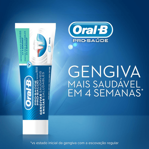Creme Dental Oral-B Pro-Saúde Gengivas Saudáveis 90g