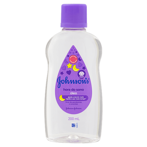 Óleo para Bebê Johnson's Baby Hora do Sono Frasco 200ml