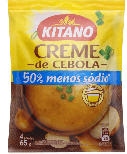 Mistura para Creme de Cebola Kitano Pacote 65g