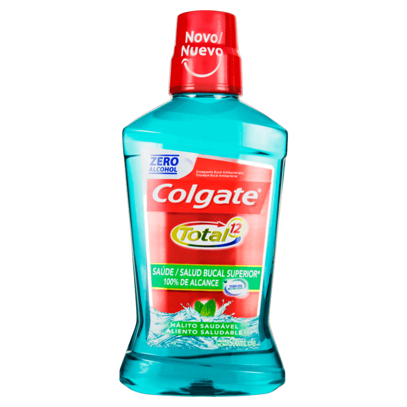 Enxaguante-Bucal-Antibacteriano-Zero-Alcool-Halito-Saudavel-Colgate-Total-12-Halito-Saudavel-Frasco-500ml