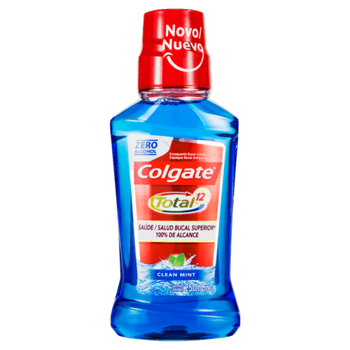 Enxaguante Bucal Colgate Total 12 Clean Mint 250ml