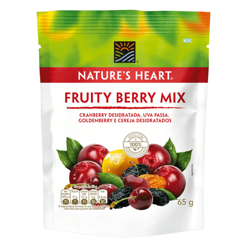 Mix De Frutas Desidratadas Fruity Berry Natures Heart Pouch 65g