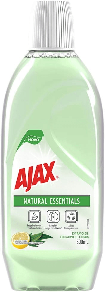 Limpador Diluível Ajax Naturals Eucalipto e Citrus 500ml