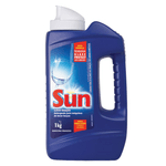 Detergente-em-Po-para-Maquina-de-Lavar-Loucas-Anti-Corrosao-com-Bico-Dosador-Sun-Frasco-1kg