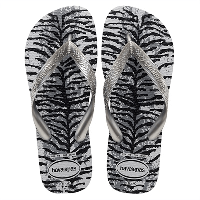 Sandália Havaianas Top Animals Cinza e Gelo 1 par 37/38