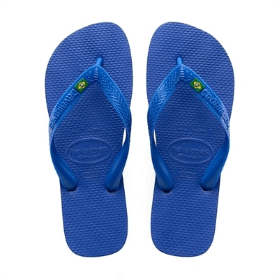 Chinelo Azul Naval Brasil Havaianas n° 45/46