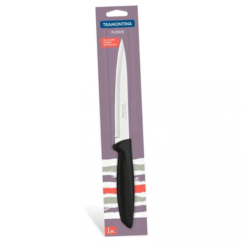 Faca de Cozinha Tramontina Inox Plenus 6 Polegadas Preta