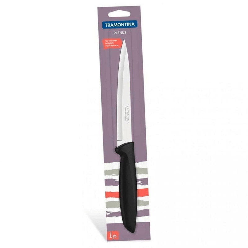Faca-de-Cozinha-Tramontina-Inox-Plenus-6-Polegadas-Preta